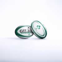 Gilbert Replica Rugby Ball Бяло/Зелено 