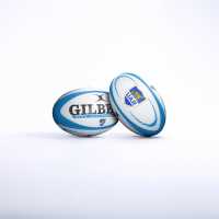 Gilbert Replica Rugby Ball Бяло/Синьо 