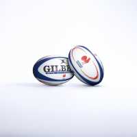 Gilbert Replica Rugby Ball Бяло/Синьо 