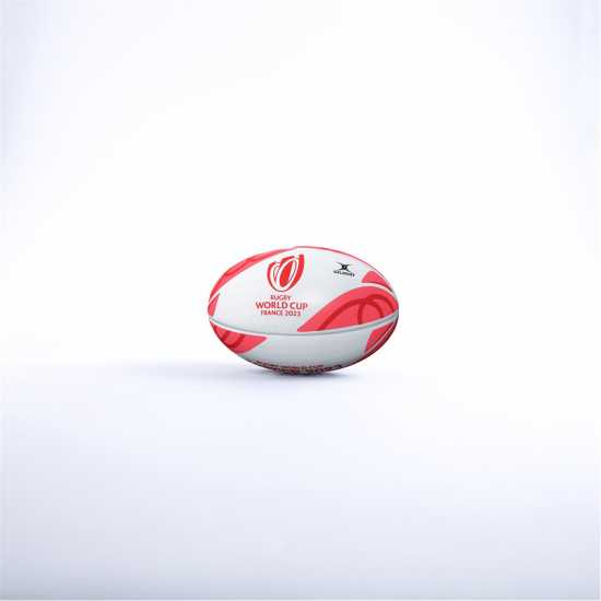 Gilbert Rwc 2023 Supporters Rugby Ball White/Red Ръгби