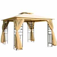 Outsunny 3(M) X 3(M) Double Roof Outdoor Gazebo