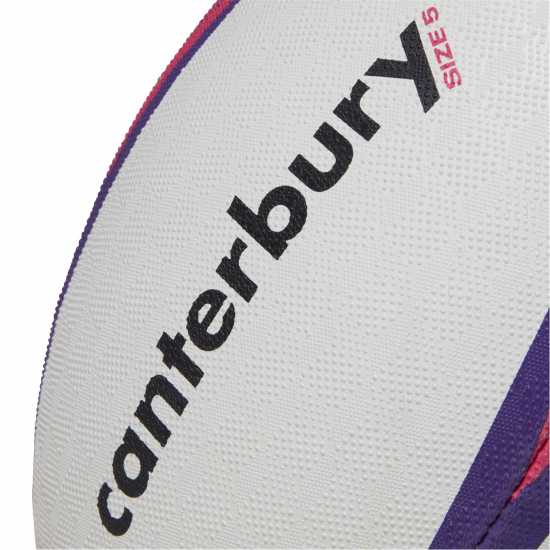 Canterbury Mentre Rugby Ball Бяло/Виолетово Canterbury Mentre Rugby Ball Бяло/Виолетово