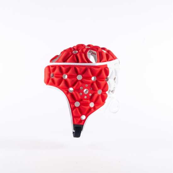Gilbert Air Headguard Mens Червено Ръгби