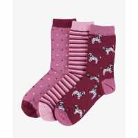 Barbour Dog Stripe Sock Gift Set  