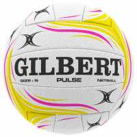 Gilbert Pulse Match Netball Yellow/Pink Нетбол