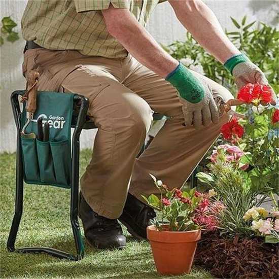 Garden Kneeler With Tool Bag