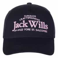Jack Wills Kids Script Hat Navy Blazer Шапки с козирка