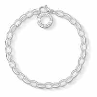 Thomas Sabo Silver Medium Link Chain Charm Bracelet  Бижутерия
