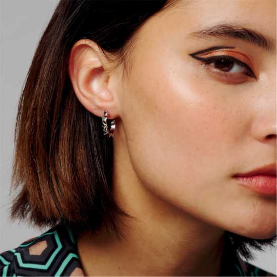 All We Are Women's Hoop Earrings Сребърен Т/П Мтл 