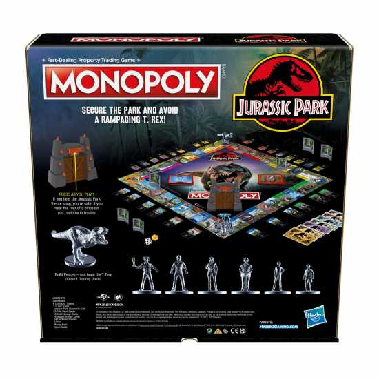 Hasbro Monopoly Jurassic Park  