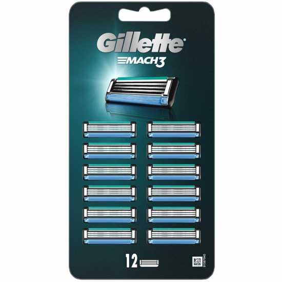 Gillette Mach 3 Blades 12  Тоалетни принадлежности