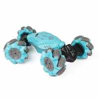 Blue Remote Control Transformable Stunt Car  Подаръци и играчки