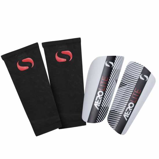 Sondico Протектори За Пищял Aerolite High-Performance Shin Guards Бяло Футболни аксесоари
