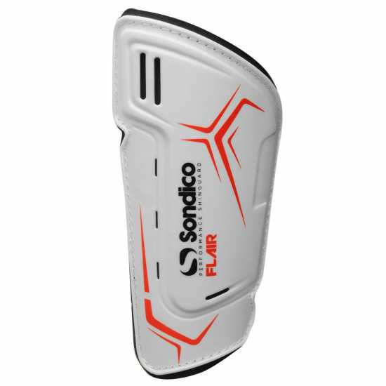 Sondico Протектори За Пищял Flair Slip Shin Guards Бяло/Черно Футболни аксесоари