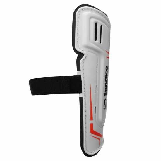 Sondico Протектори За Пищял Flair Slip Shin Guards Бяло/Черно Футболни аксесоари