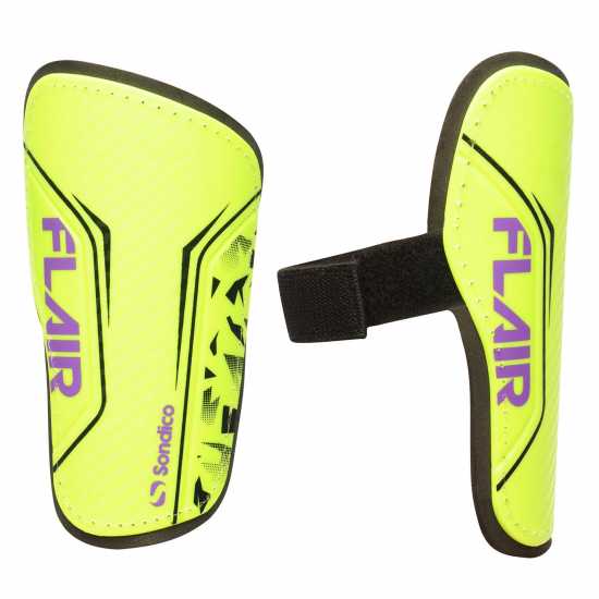 Футболни аксесоари Sondico Flair Slip Shinguards Fluo Yellow Sondico Flair Slip Shinguards Fluo Yellow Футболни аксесоари