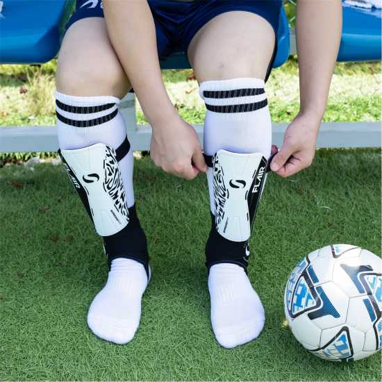 Sondico Flair Ankle Shinguards Бяло/Черно 