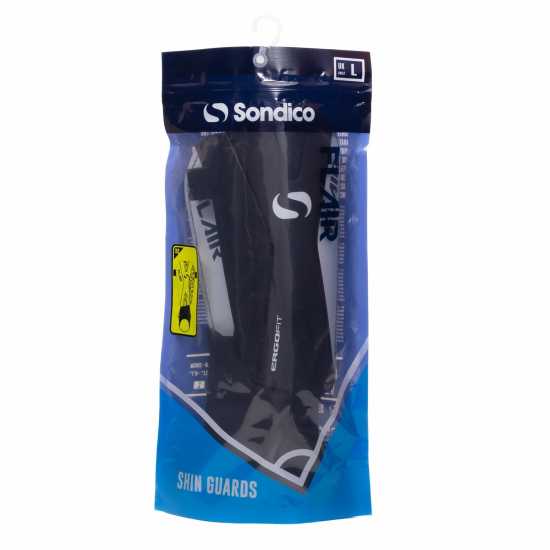 Sondico Flair Ankle Shinguards Черно/Бяло 