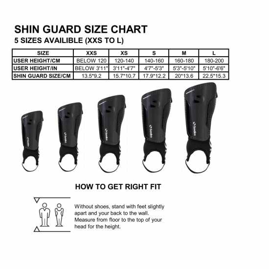 Sondico Flair Ankle Shinguards Черно/Бяло 