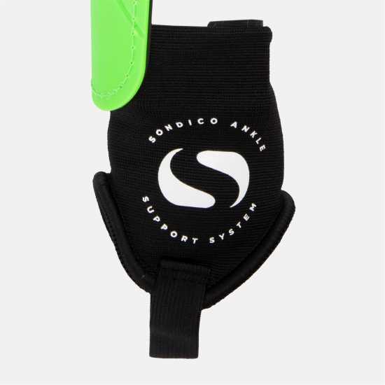 Sondico Ankle Shinguards Green/Black Футболни аксесоари