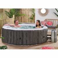 Person Wood-Effect Spa With Floating Led Light  Градина