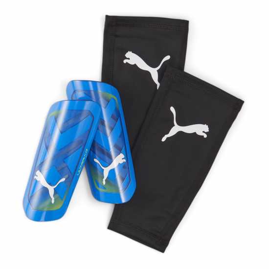 Puma Протектори За Пищял Ultra Flex Shin Guards Adults Синьо/Зелено Футболни аксесоари
