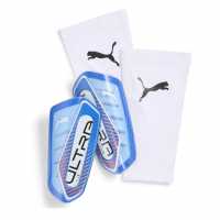 Puma Протектори За Пищял Ultra Flex Shin Guards Adults Blue/White Футболни аксесоари
