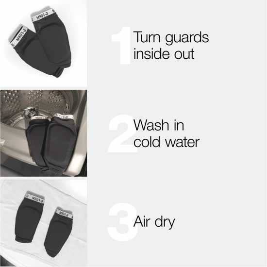 G Form Smartflex Moisture Wicking Ce Certified Shin Pads Черно 