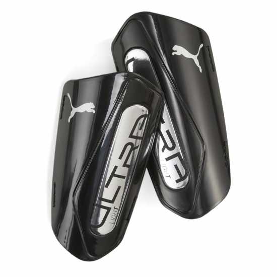 Puma Протектори За Пищял Ultra Light Strap Shin Guards Черно/сребро Футболни аксесоари