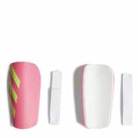 Adidas Протектори За Пищял Club Shin Guards Adults Розово/Лимон Футболни аксесоари