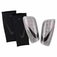 Nike Протектори За Пищял Mercurial Lite Shin Guards Grey/Black Футболни аксесоари