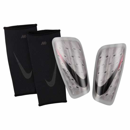 Nike Протектори За Пищял Mercurial Lite Shin Guards Сиво/Черно Футболни аксесоари