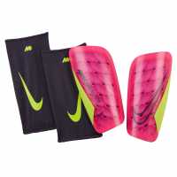 Nike Протектори За Пищял Mercurial Lite Shin Guards Pink/Volt Футболни аксесоари