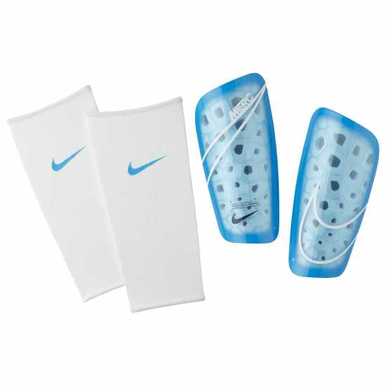 Nike Протектори За Пищял Mercurial Lite Shin Guards Blue/White Футболни аксесоари