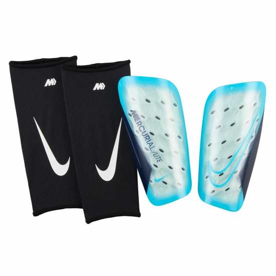 Nike Протектори За Пищял Mercurial Lite Shin Guards Син/Черен Футболни аксесоари