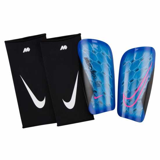 Nike Протектори За Пищял Mercurial Lite Shin Guards Blue/Black Nike Протектори За Пищял Mercurial Lite Shin Guards Blue/Black