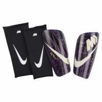 Nike Протектори За Пищял Mercurial Lite Shin Guards Лилаво/Черно Футболни аксесоари
