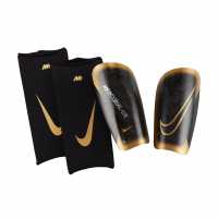 Nike Протектори За Пищял Mercurial Lite Shin Guards Black/Gold Футболни аксесоари