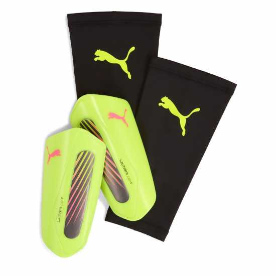Puma Протектори За Пищял Ultra Light Shin Guards Жълто/Черно Футболни аксесоари