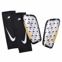 Nike Протектори За Пищял Mercurial Lite Sl Shin Guards White/Gold Футболни аксесоари
