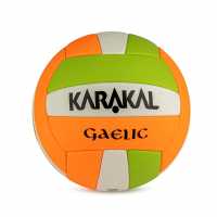 Karakal First Touch Gaelic Ball Grn/Wht/Orange 