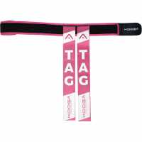 Kooga Vinyl Rugby Tag Belts (10 Belts - 20 Tags) Pink 