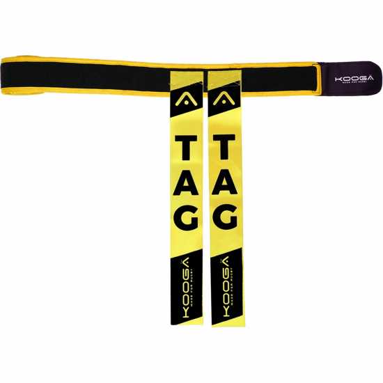 Kooga Vinyl Rugby Tag Belts (10 Belts - 20 Tags) Orange 