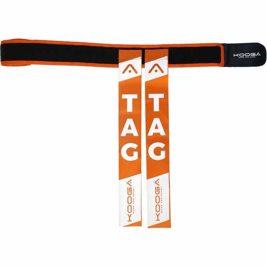 Kooga Vinyl Rugby Tag Belts (10 Belts - 20 Tags) Yellow 