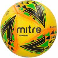 Mitre Delta Lite Football Yellow/Black Футболни топки