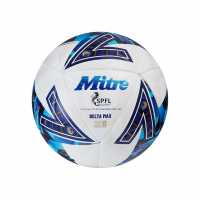 Mitre Delta Max Spfl Football Wht/Purple/Blue Футболни топки