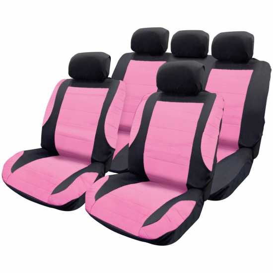 Think Pink Seat Cover Set  - Аксесоари за коли