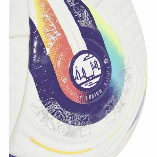 Adidas Euros 2025™ Pro Ball Adults Бяло/Лилаво 
