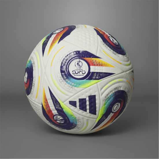 Adidas Euros 2025™ Pro Ball Adults Бяло/Лилаво 