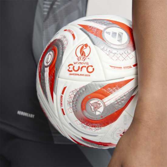 Футболни топки Adidas Euros 2025™ Pro Ball Adults White/Silver Adidas Euros 2025™ Pro Ball Adults White/Silver Футболни топки